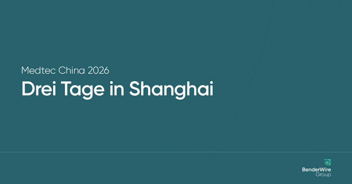 Medtec China 2026: Drei Tage in Shanghai, mitten in der Medizintechnik