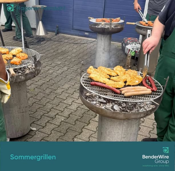 Ein Grill zwischen den Schichten bei Hagener Feinstahl